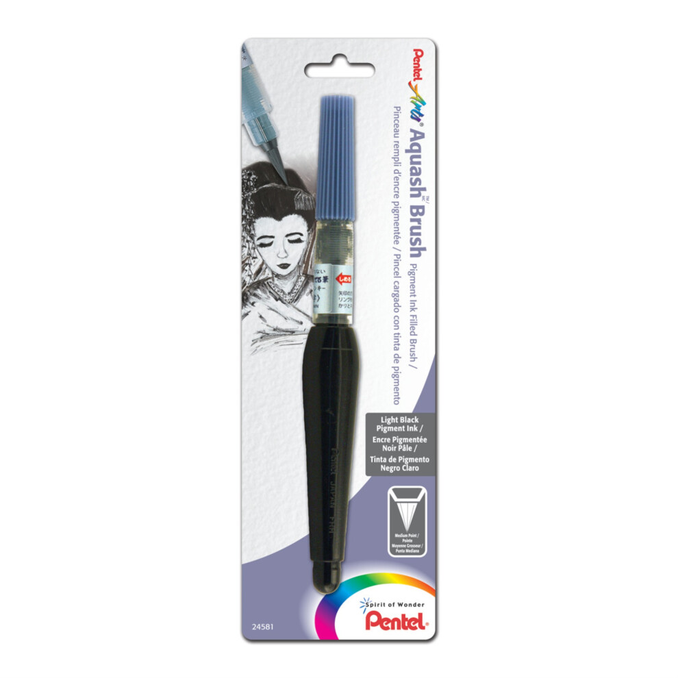 Pentel Aquash Brush with Pigmented Ink