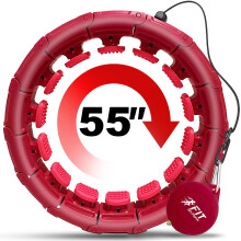 FIT ON FORM Infinity Gewichten Hula Hoop voor Volwassenen - Slimme Oefening Hola Cirkel Hoop voor Vrouwen - 55 Inch