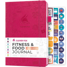 Clever Fox Fitness & Food Journal - Nutrition & Workout Planner for Wo