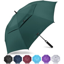 ZOMAKE Large Golf Umbrella 62 Inch - Double Canopy Vented Golf Umbrell