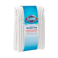 Clorox by Duck Brand Cushioned Foam Shower Mat  Non Slip Bathtub Mat w