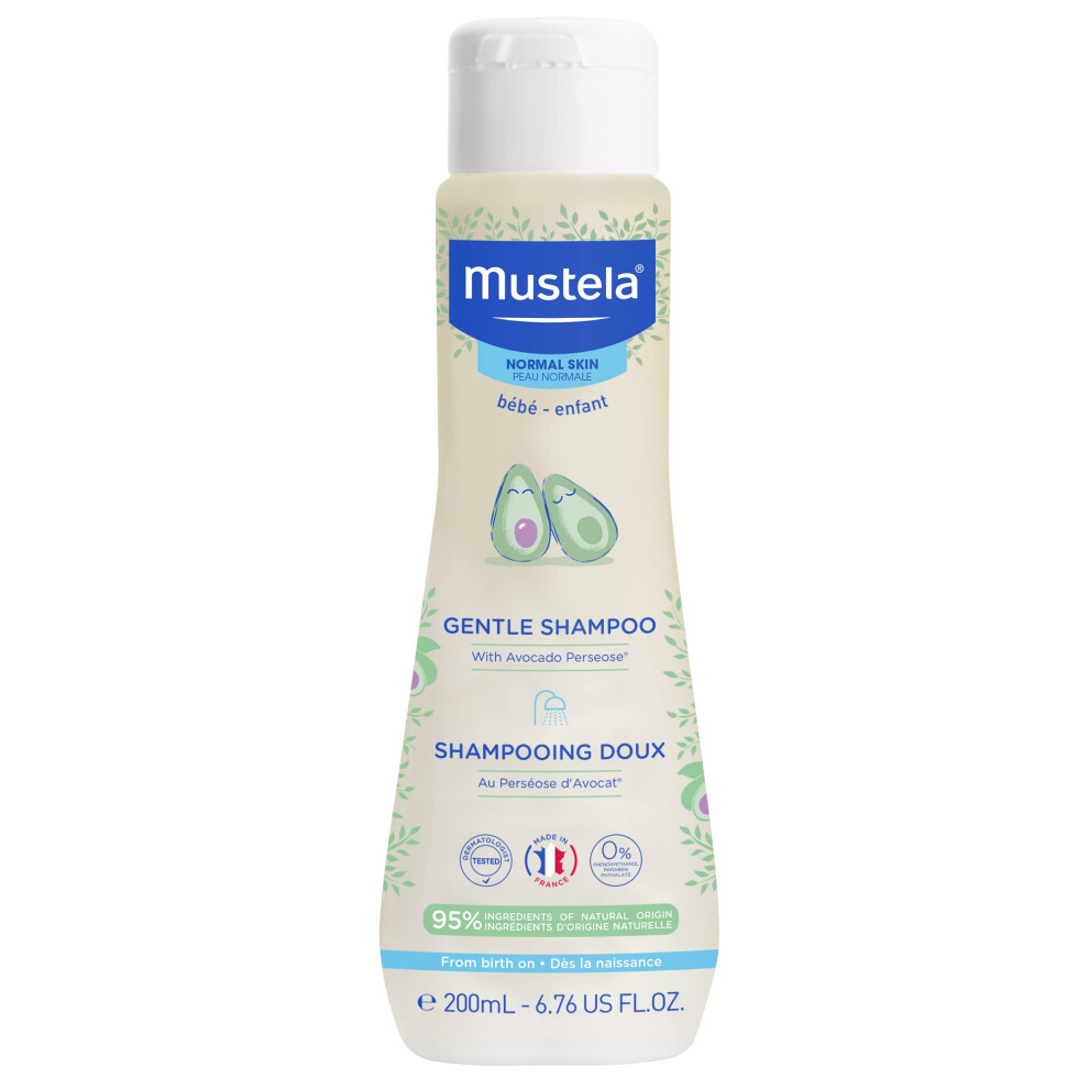 Mustela Baby Gentle Shampoo with Natural Avocado - Hair Care for Kids