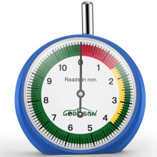 GODESON 88703 Dial Band Diepte Meter in MM, Professioneel voor Motor, Auto, Vrachtwagen en Bus