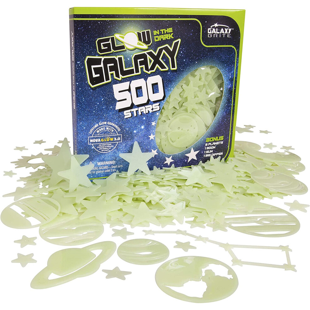 Glow in The Dark Stars for Ceiling  500-Count  Largest Ceiling Glow St