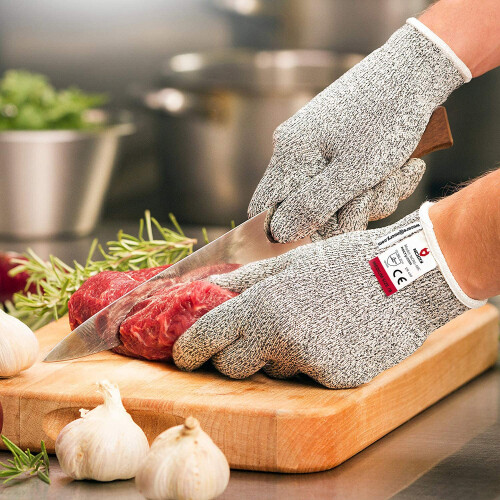 NoCry Cut Resistant Gloves with Grip Dots - High Performance Level 5 P 2