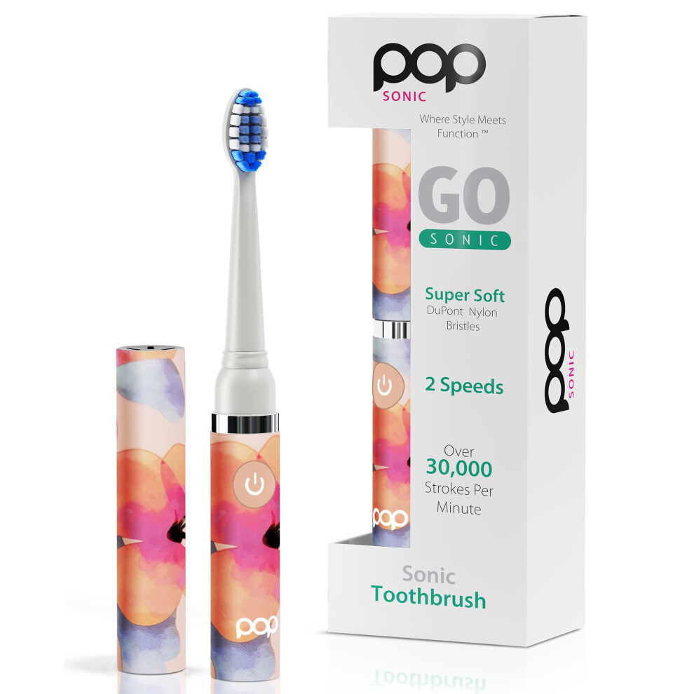 Pop Sonic Electric Toothbrush (Pink Watercolor) - Travel Toothbrushes