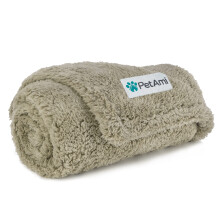 PetAmi Fluffy Waterproof Dog Blanket for Small Medium Dogs Soft Warm