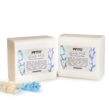 Pifito geitenmelk smelt- en gietzeepbasis (2 lb) Premium 100% natuurlijke glycerinezeepbasis Luxe benodigdheden voor het maken van zeep