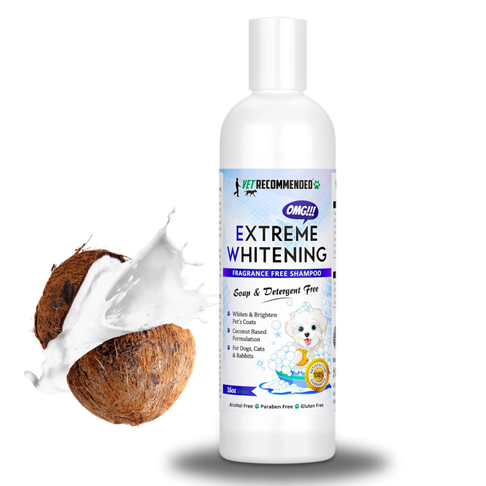 Vet Recommended OMG Extreme Dog Whitening Shampoo (16 Oz) - Coconut Ba