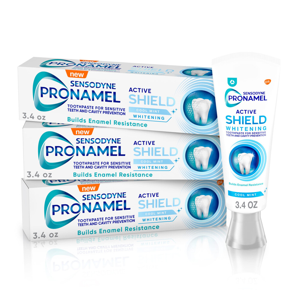 Sensodyne Pronamel Active Shield Whitening Enamel Toothpaste  Cool Min