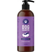 Shampoo detergente per cani puzzolenti - Shampoo rinfrescante per cani con farina d'avena colloidale per pelle secca e sapone detergente da bagno