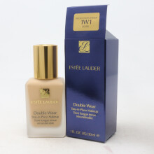 (1W1 Bone) Estee Lauder Double Wear Stay-In-Place Makeup 1oz/30ml New With Box