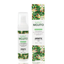 Exsens Mint Mojito Warming Massage Oil All Natural Paraben-Free Form