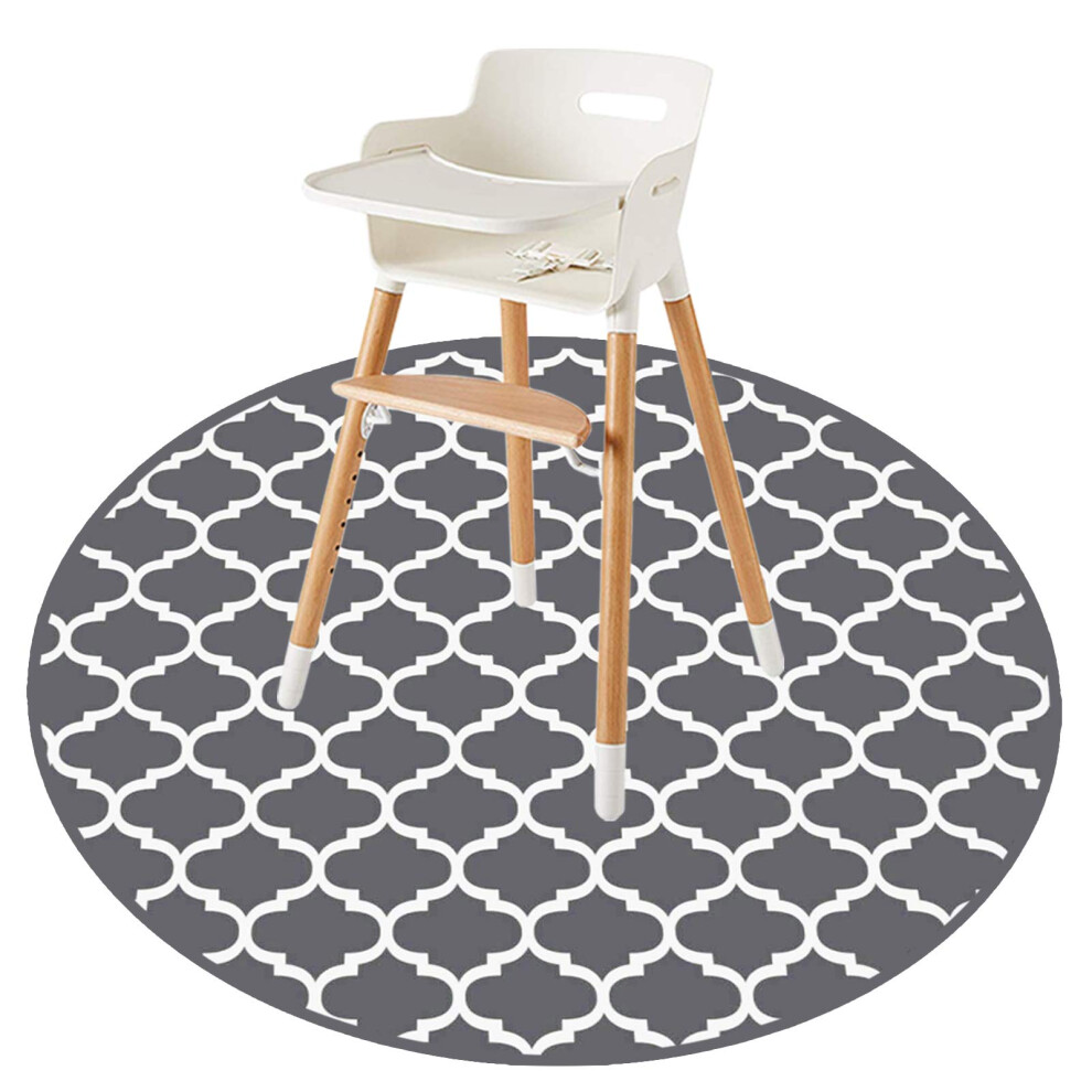 Round Splat Mat For Under High Chair/Arts/Crafts By 53"""" Baby Anti-Slip Food Splash And Spill Mat For Eating Mess Waterproof Floor Protecto Clcrobd