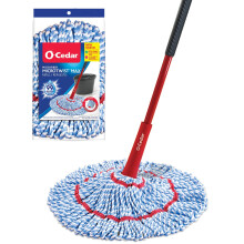 O-Cedar MicroTwist MAX Mikrofiber Twist Mop med 1 Extra Refill