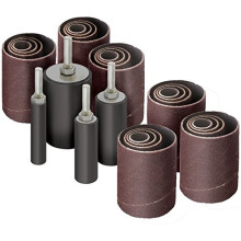 LINE10 Tools 28 Pack Sanding Drum and Sleeves Set for Drill 2-inch Lo