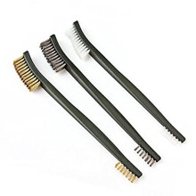 ?The OriGlam 3pcs Mini Wire Brush Set Rust Paint Metal Cleaner Clean
