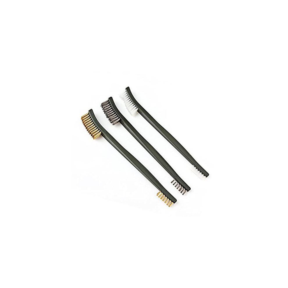 ?The Origlam 3Pcs Mini Wire Brush Set Rust Paint Metal Cleaner Clean 4895192467603