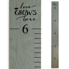 Headwaters Studio Houten Groeimeter - Kinderen Hoogte Meter, Wand Meting voor Kinderen