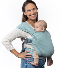 Boba Pre-Wrapped Baby Wrap Carrier with Buckle Easy Adjust Soft Infan