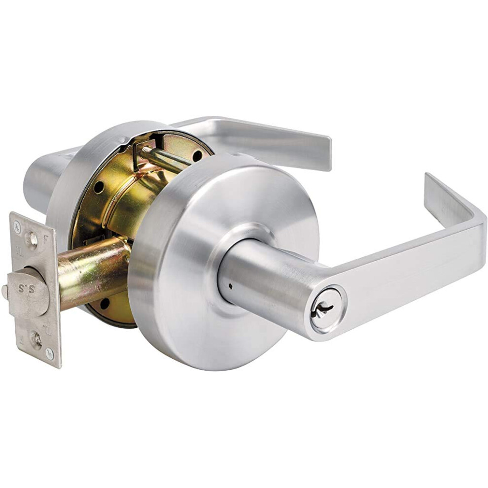 Master Lock Keyed Entry Door Lock  Commercial Door Handle  Lever Style