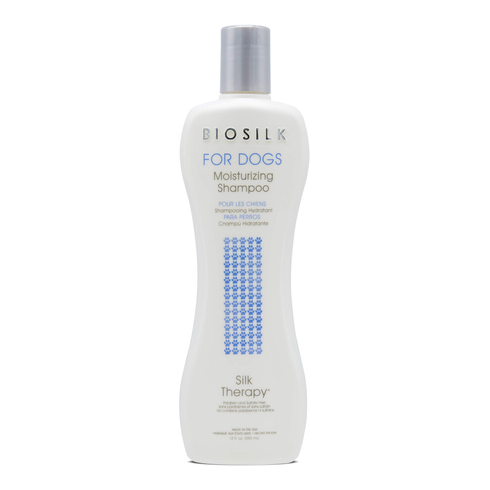 BioSilk for Dogs Silk Therapy Moisturizing Shampoo  Best Moisturizing