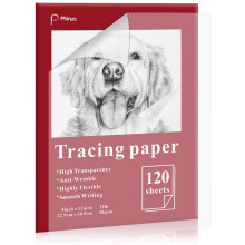 120 Sheets Tracing Paper for Drawing, 9x12 Trace Paper, Translucent Vellum Paper Tracing Paper Pad, Tracing Pad for Sketching, Preliminary Drawing, Ov