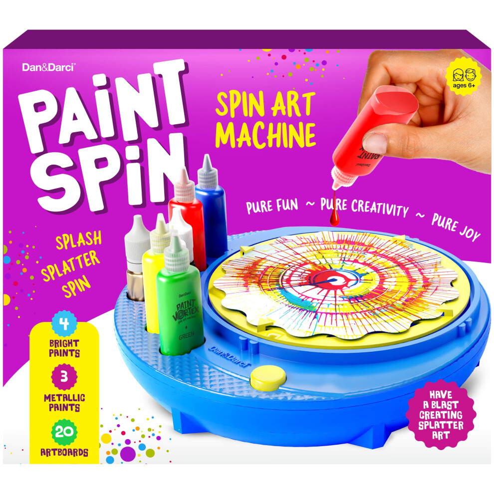 Paint Spin Art Machine Kit for Kids - Arts and Crafts for Boys & Girls