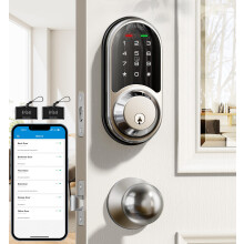 Veise RZ06C Smart L?se til hovedd?r 2 Knop H?ndtag S?t N?glefri Entry Deadbolt App Kontrol Elektronisk Touchscreen Digital Tastatur Auto L?s Nem