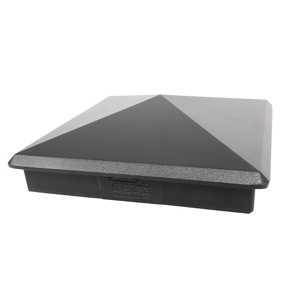 True 6"" x 6"" Heavy Duty Aluminium Pyramid Post Cap for True/Actual 6