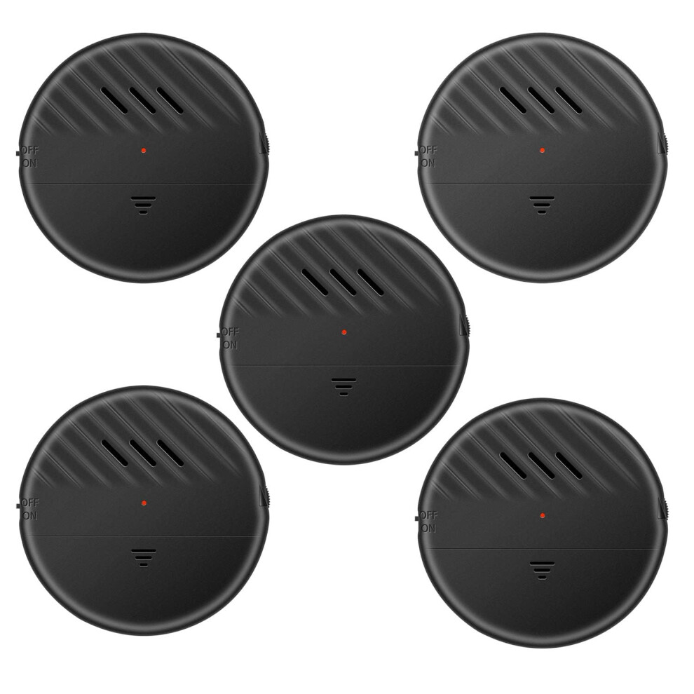 Evernary Window Vibration Alarm 125Db Loud Ultra-Slim Anti-Theft Alarm 713440107184