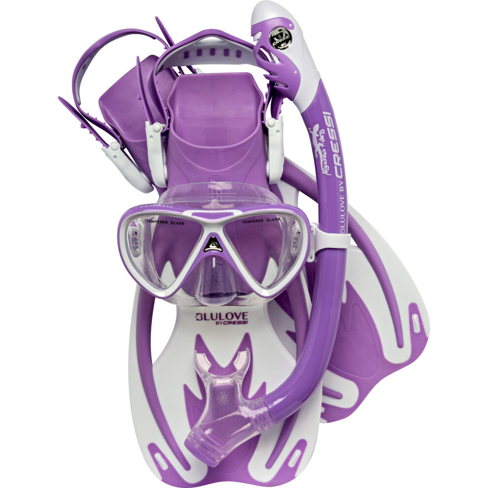 Cressi Rocks Pro Dry Set  Lilac/White  S/M