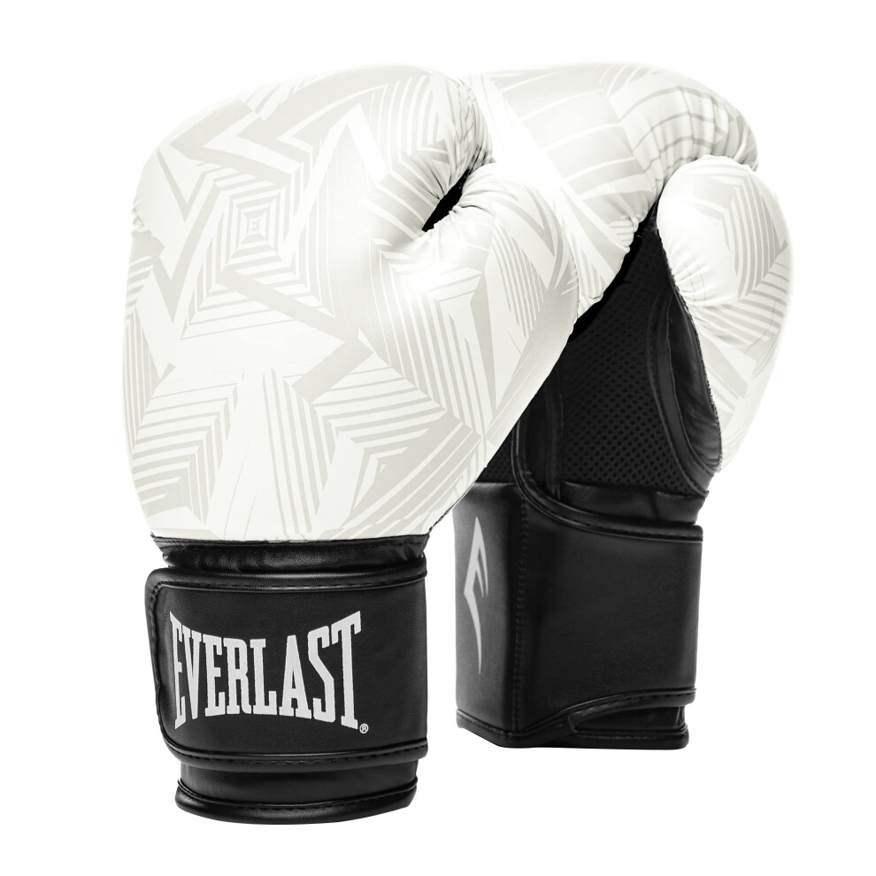 Everlast P00002410 Spark Training Glove White Geo 12OZ