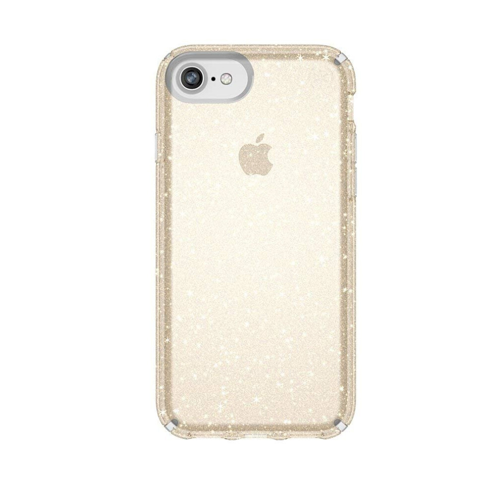 Speck Products Presidio Clear + Glitter iPhone SE 2020 Case/iPhone 8 (