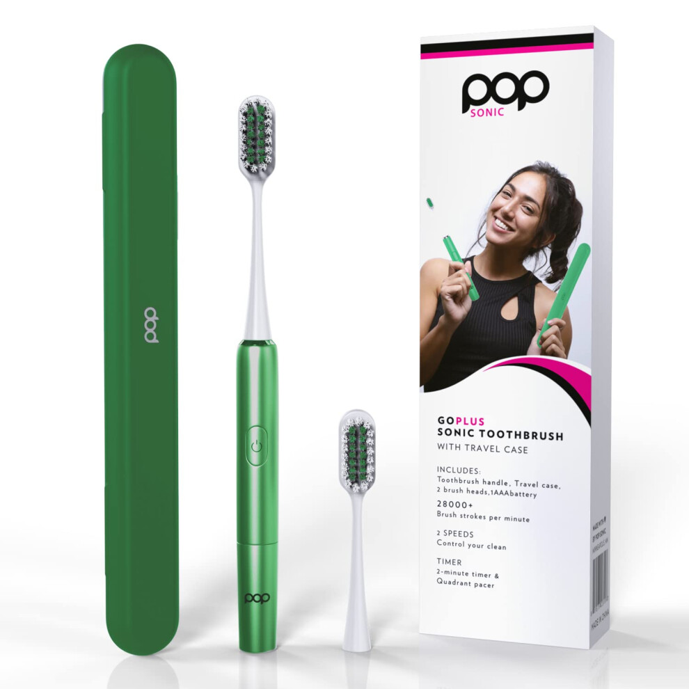 Go Plus Sonic Toothbrushes for Adults w/Electric Toothbrush Case - Ele