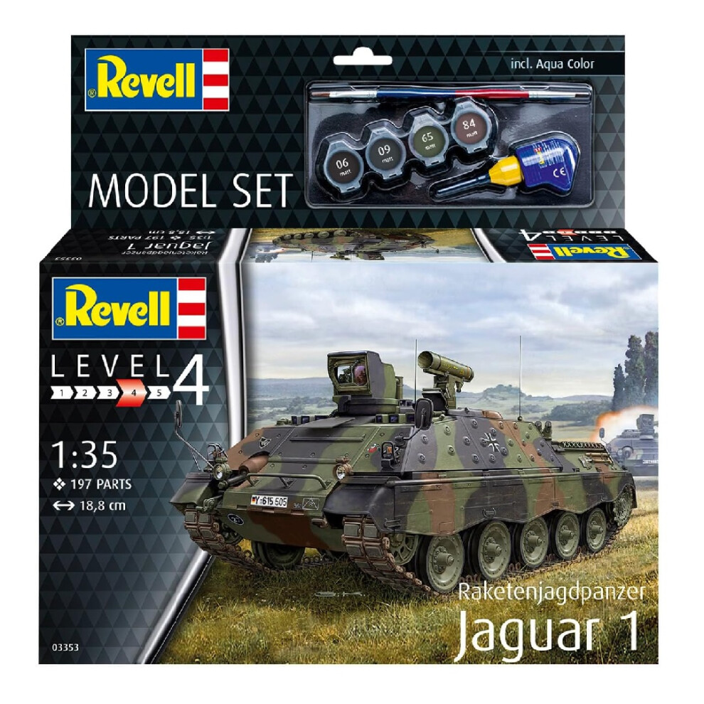 Revell Model Set Raketenjagdpanzer Jaguar 1 Model Kit