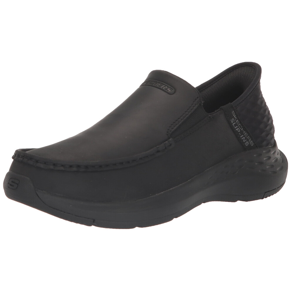 Skechers Men's Parson-Oswin Slip-in Moccasin  Black  7