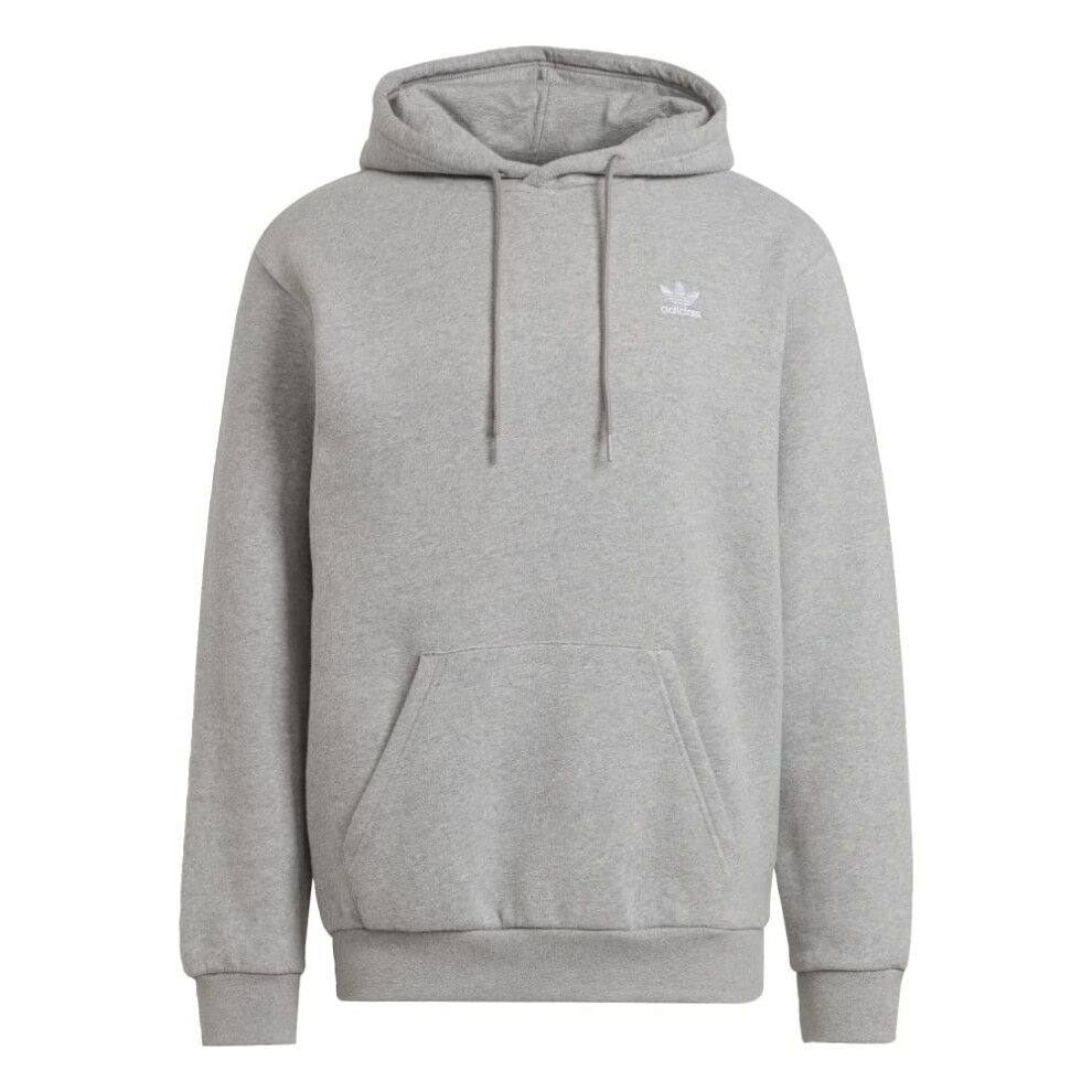 adidas Originals Men's Adicolor Essentials Trefoil Hoodie  Medium Grey