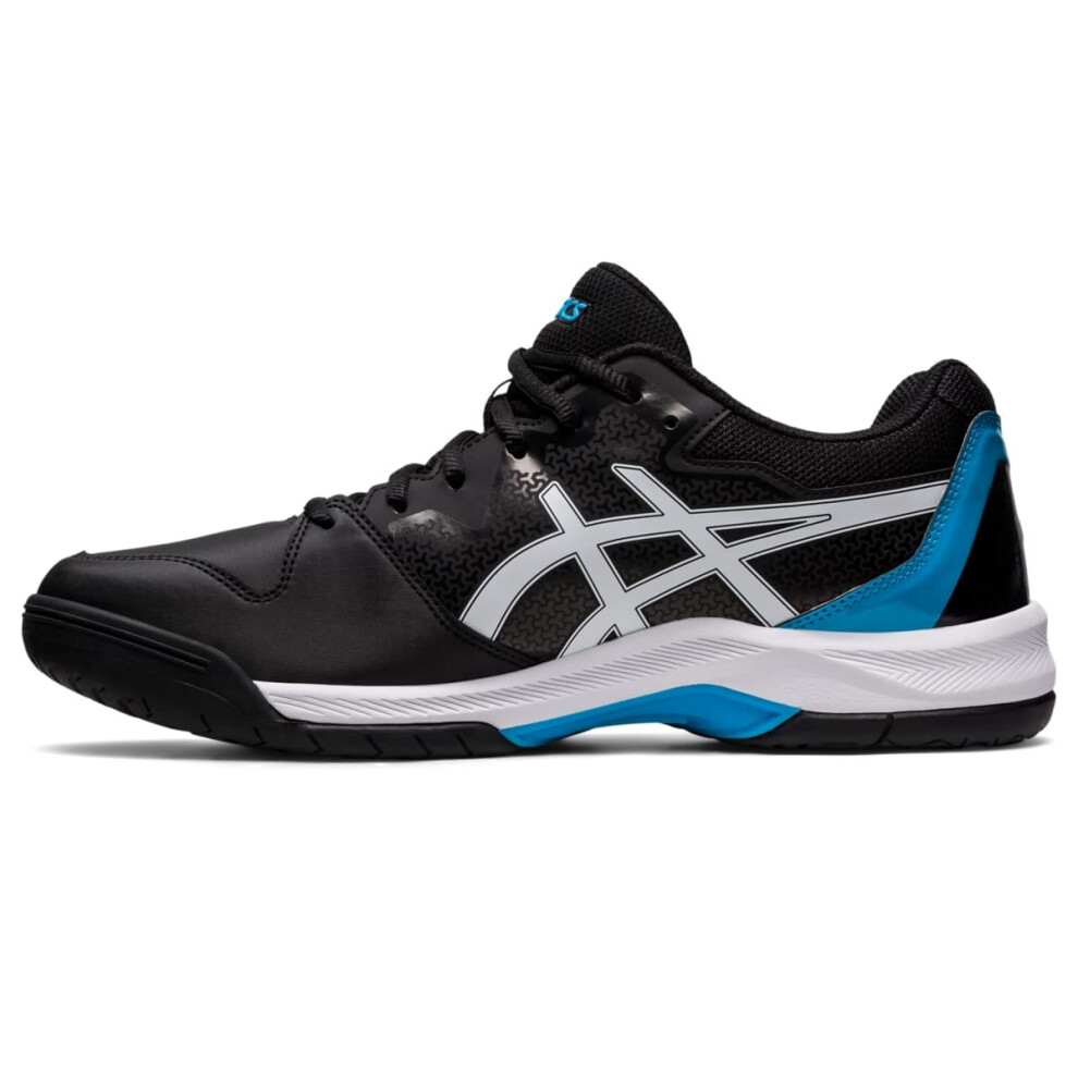 ASICS Men's Gel-Dedicate 7 Tennis Shoes  13  Black/Island Blue