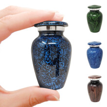 Kleine crematie-urn voor menselijke as-aandenken - miniatuur herdenkingsurnen persoonlijke crematie-aandenken voor as mini-ashouder elegant eerbetoon