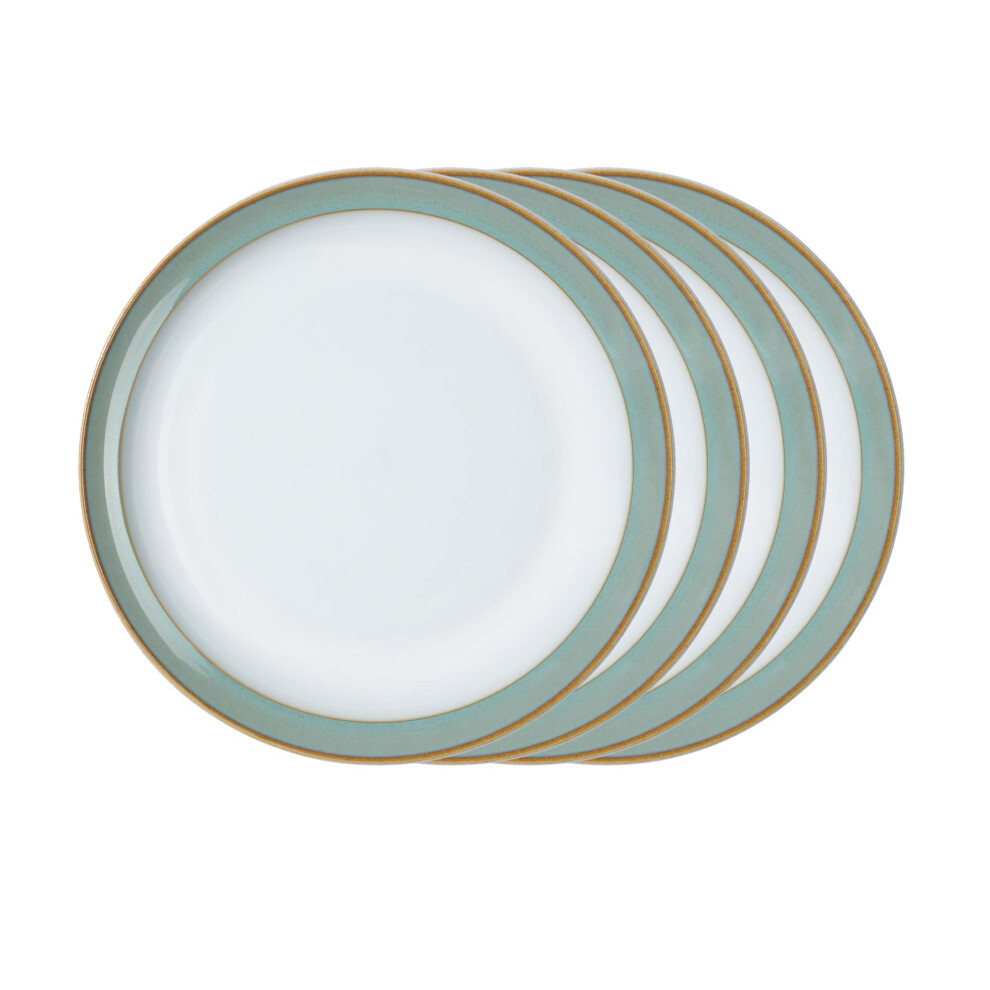 Denby Regency Green Set of 4 Dinner Plate Set  One size