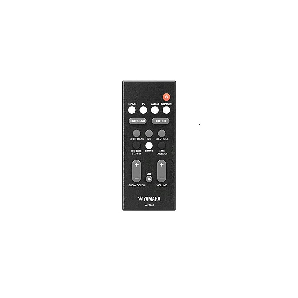 Yamaha VAF76400 VAF7640 (OEM) Remote Control YAS-108 ATS-1080