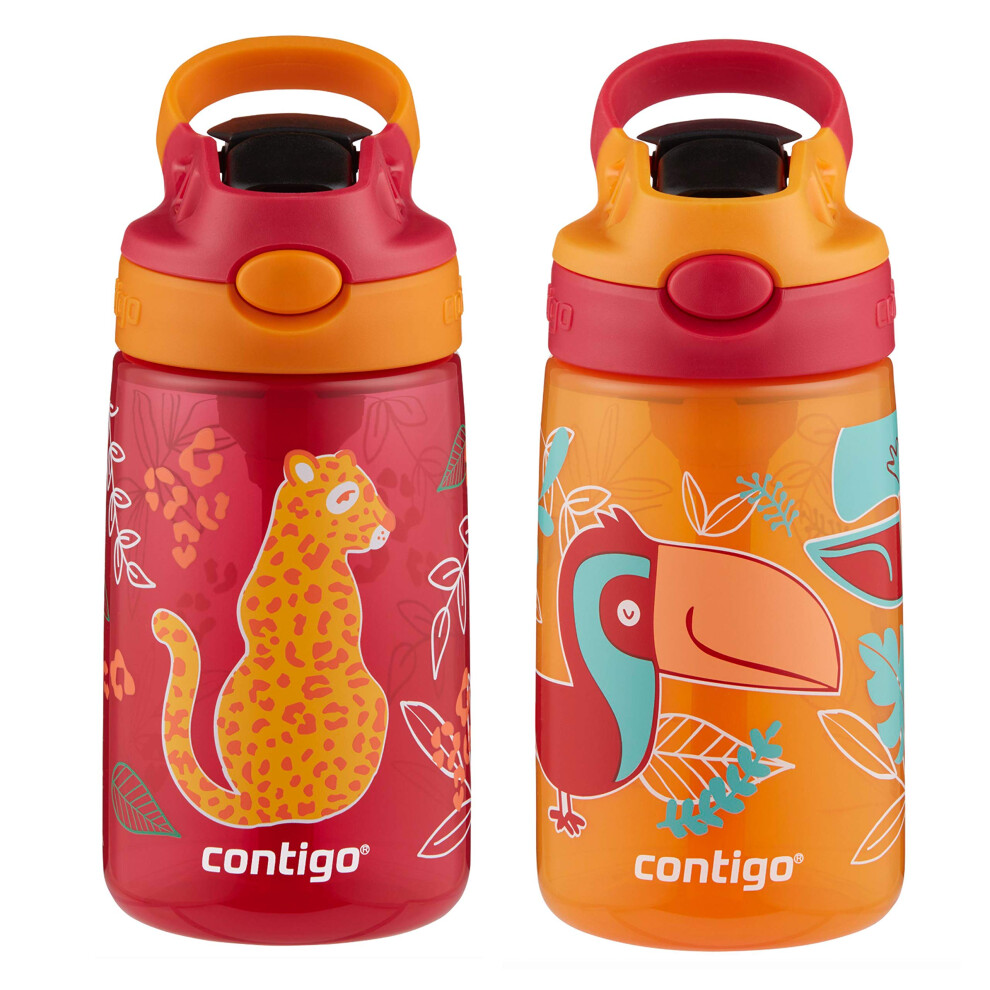 Contigo AUTOSPOUT Kids Water Bottle 2-Pack  1 Count (Pack of 1)  Cheet