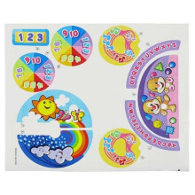 Ersättningsdelar till Laugh and Learn Bil - Fisher-Price Crawl Around Car CDC78 och DJD10 ~ Ersättningsklistermärken