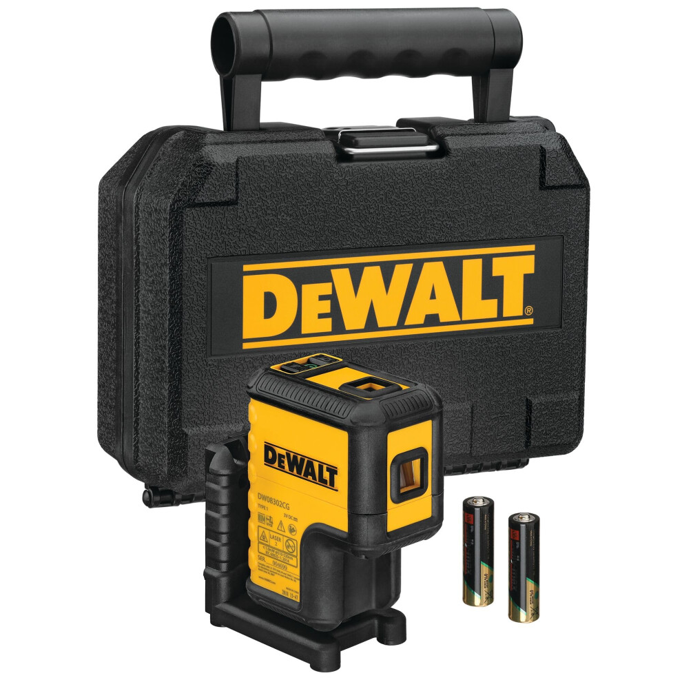 DEWALT Laser Level  3 Spot Green  120-Foot (DW08302CG)