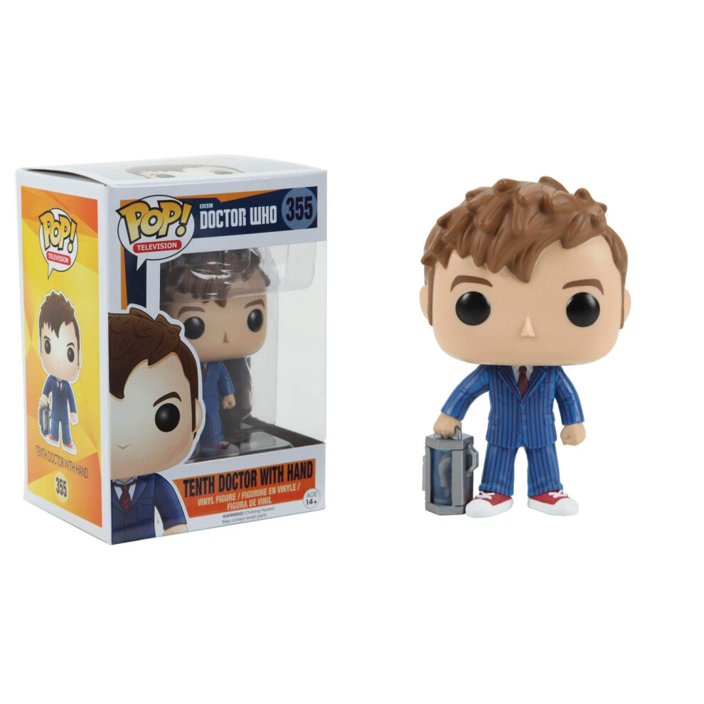 Funko POP Television: Doctor Who - 10th Doctor with Hand Action Figure