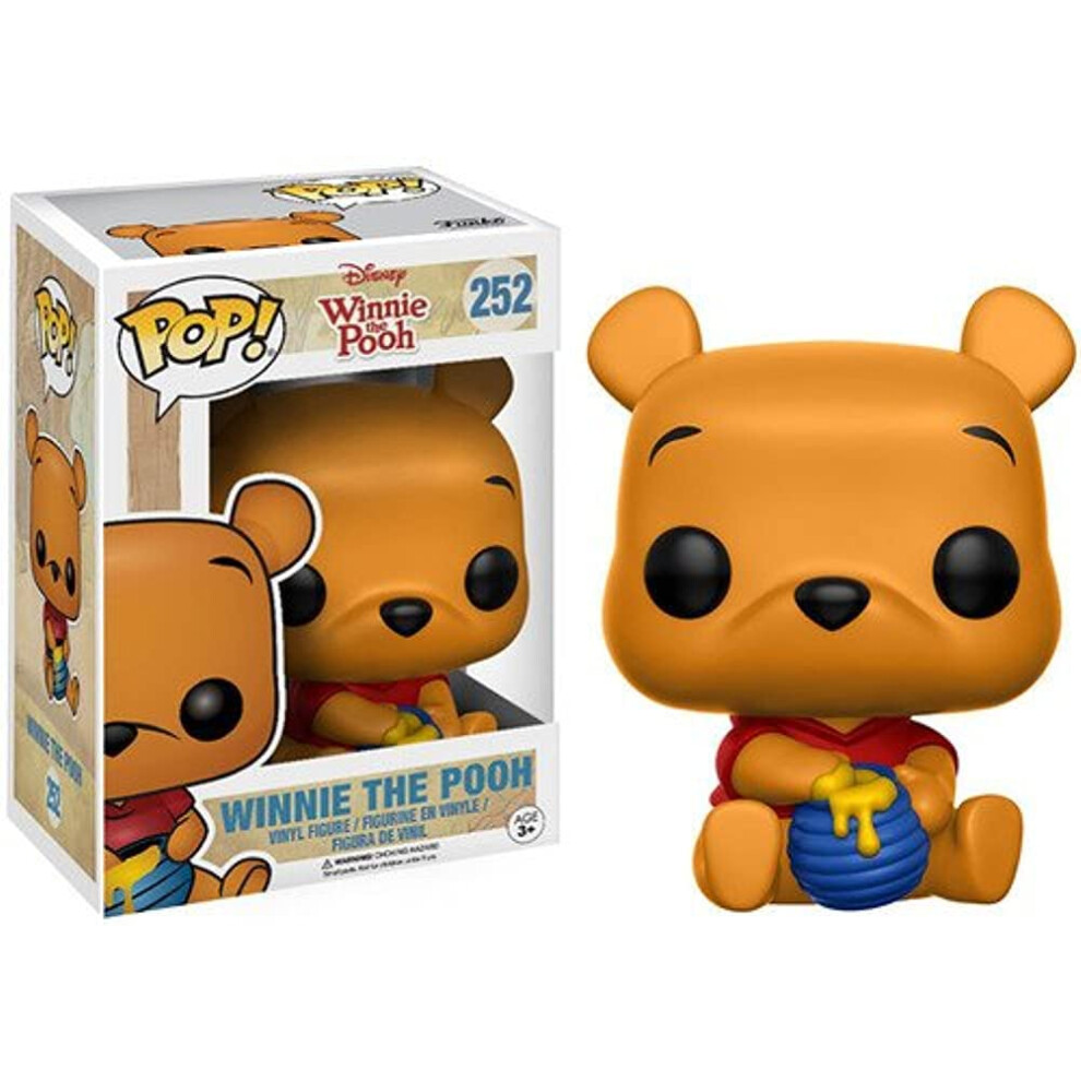 Funko POP Disney: Winnie The Pooh Seated Toy Figure Brown  Multicolor