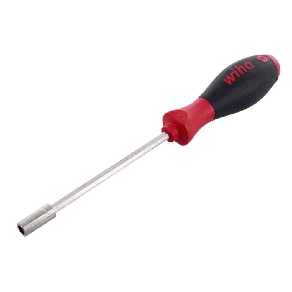 Wiha 38450 Bit Holding Screwdriver with SoftFinish Handle  1/4"" x 125