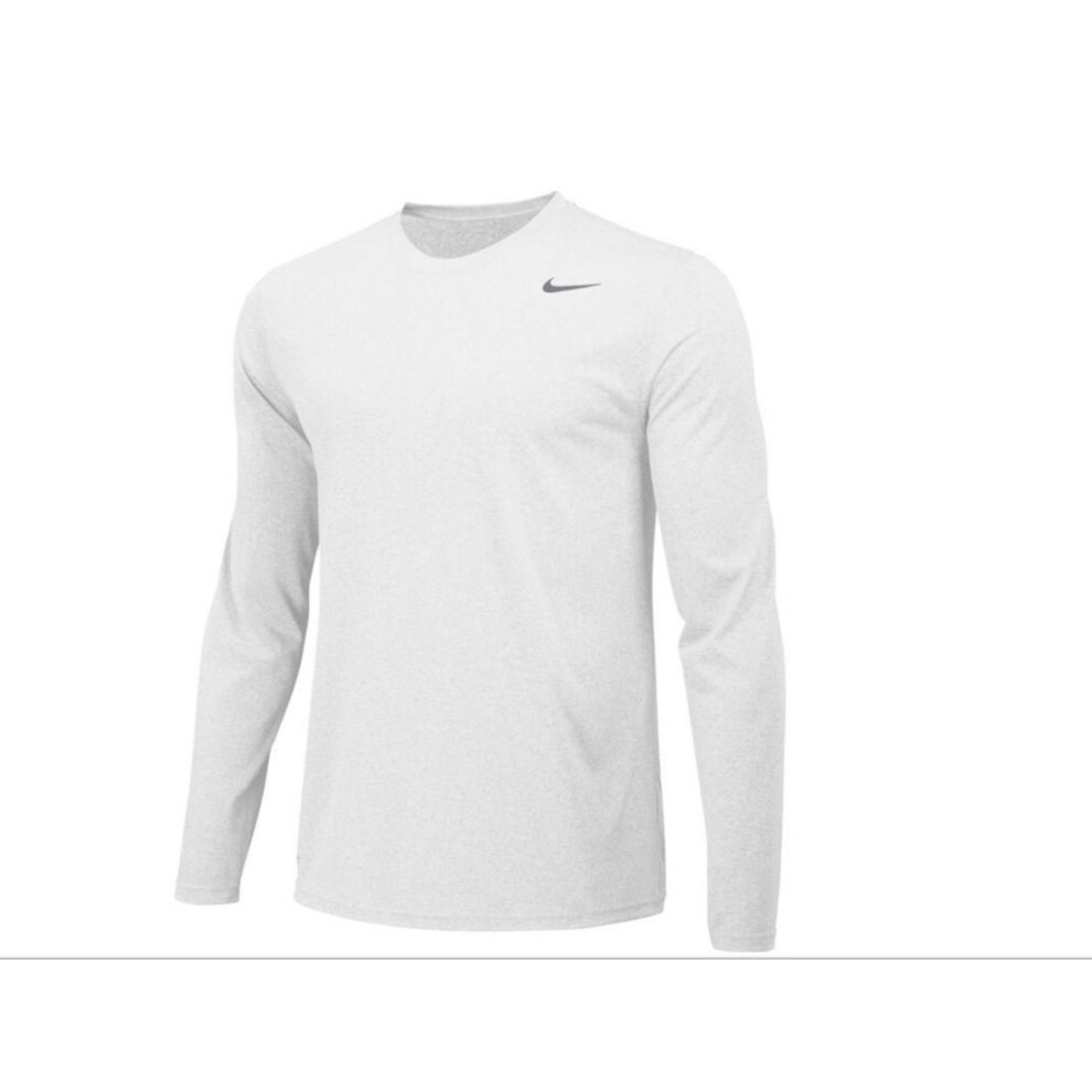 Nike Mens Longsleeve Legend - White - Small