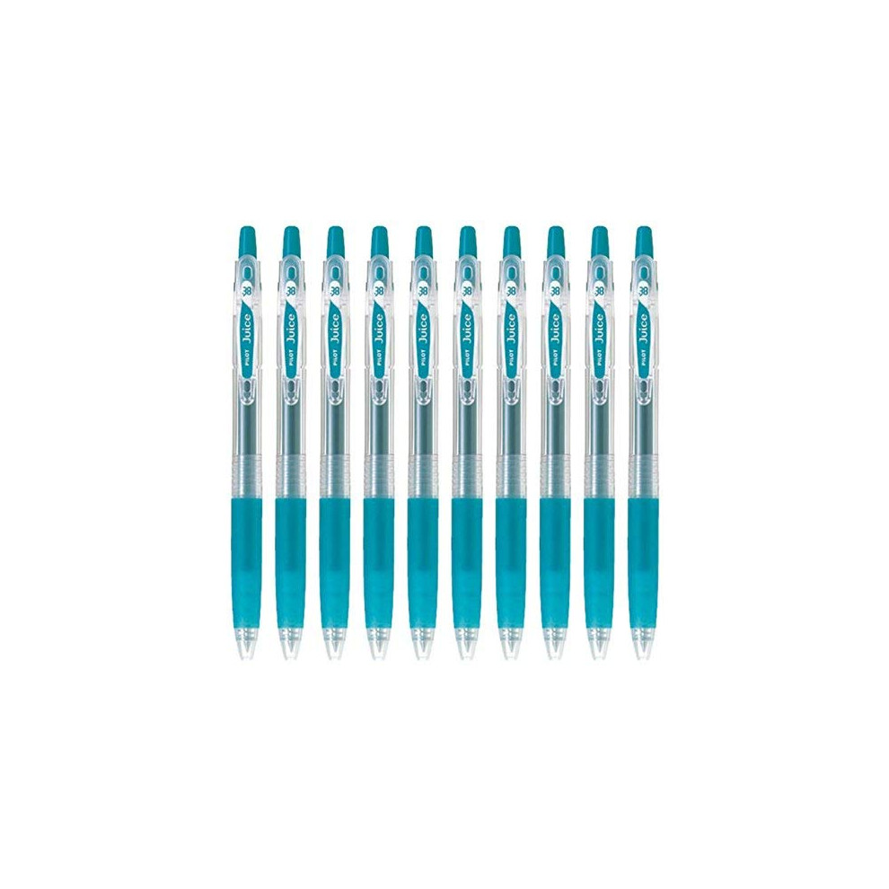 Pilot Juice 0.38mm Gel Ink Ballpoint Pen  Turquoise Green Ink  Value S